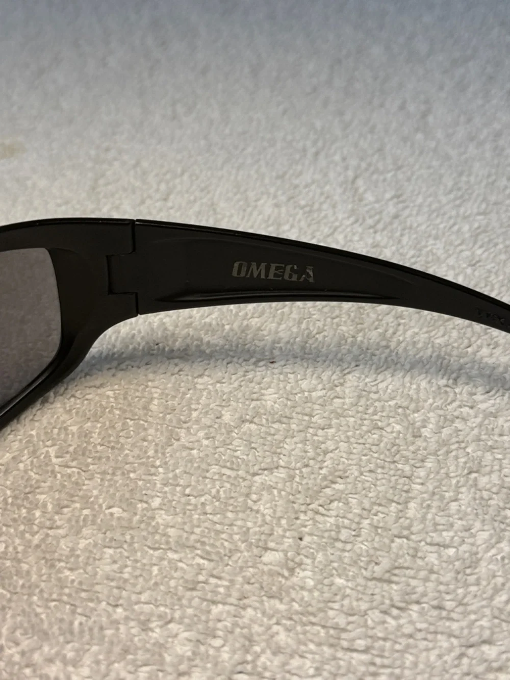 Wiley X Omega Black Tactical Wrap Sport Shock Designer Sunglasses